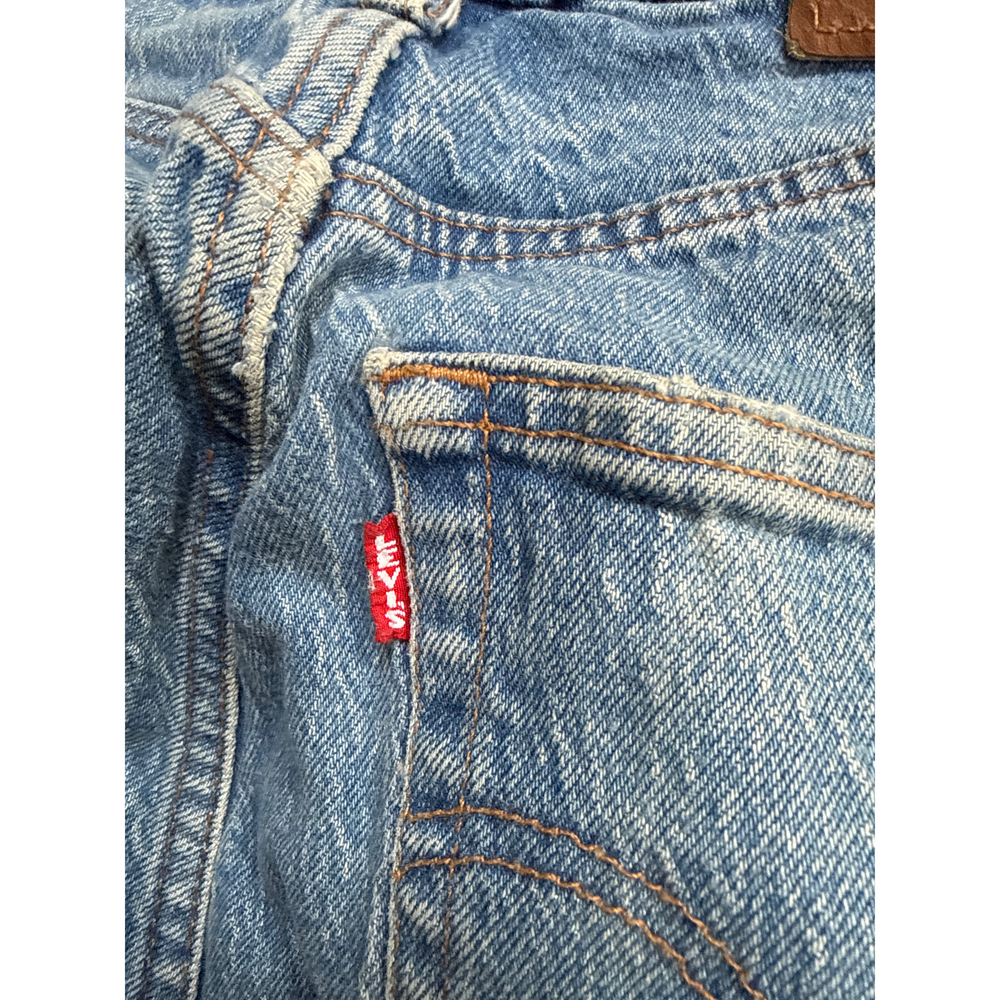 Levi's Premium Ribcage Straight Ankle Jeans - Vintage Wash - Size 27 in Blue - Picture 5 of 9
